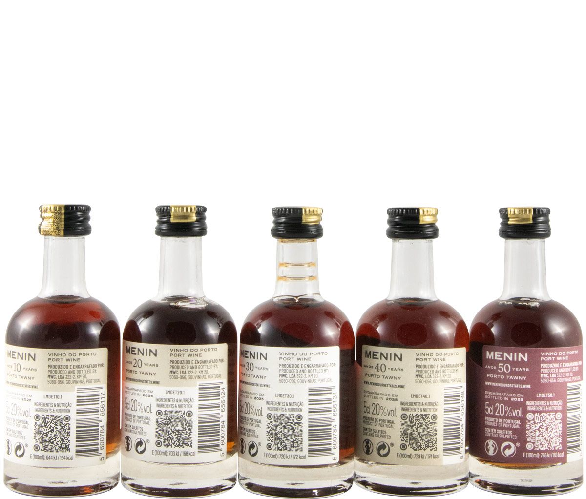 Set Miniatures Menin Tawny Port (5x5cl)