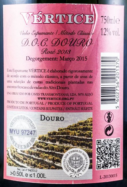 2013 Espumante Vértice rosé