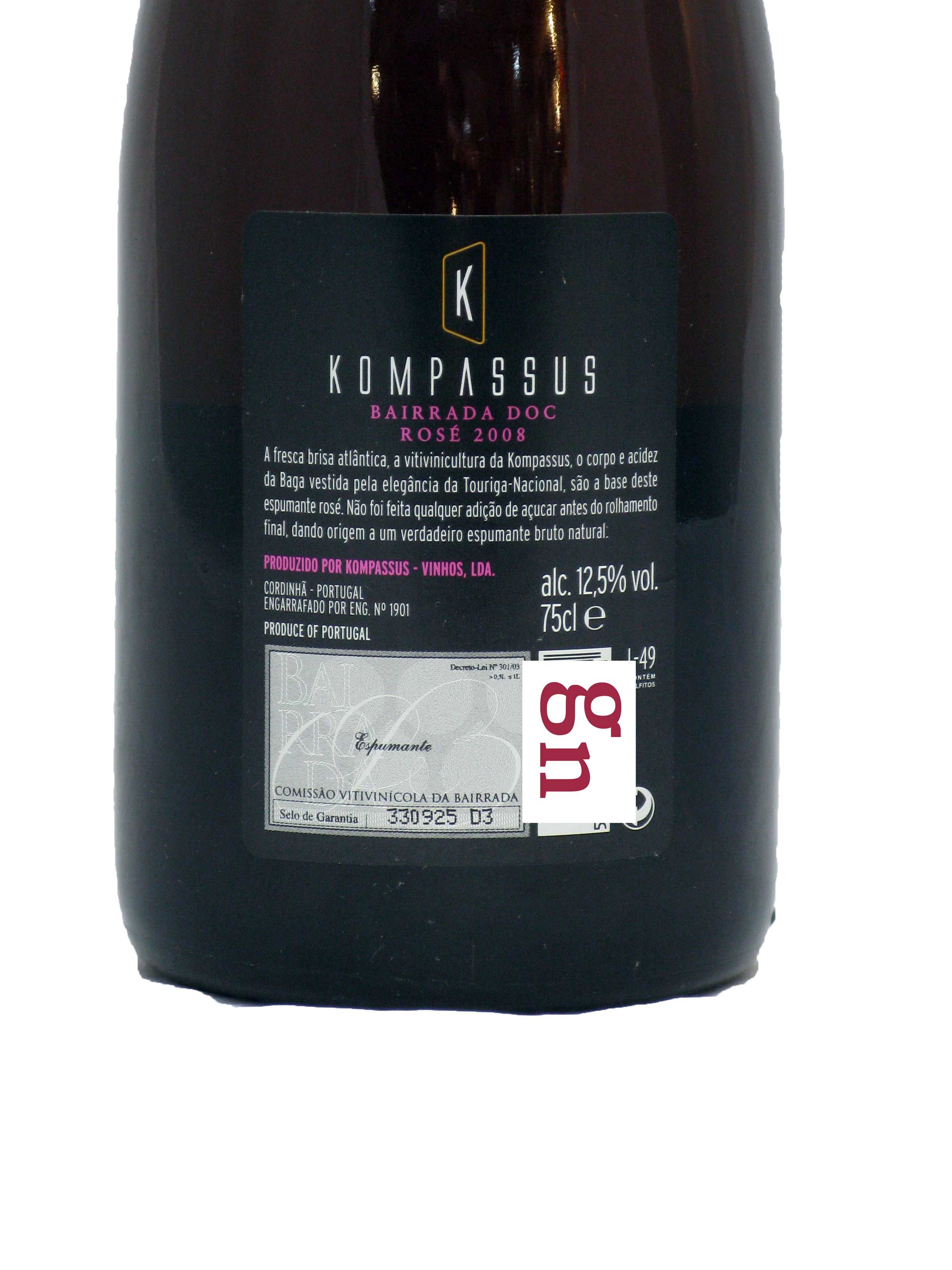 2008 Sparkling Wine Kompassus rose