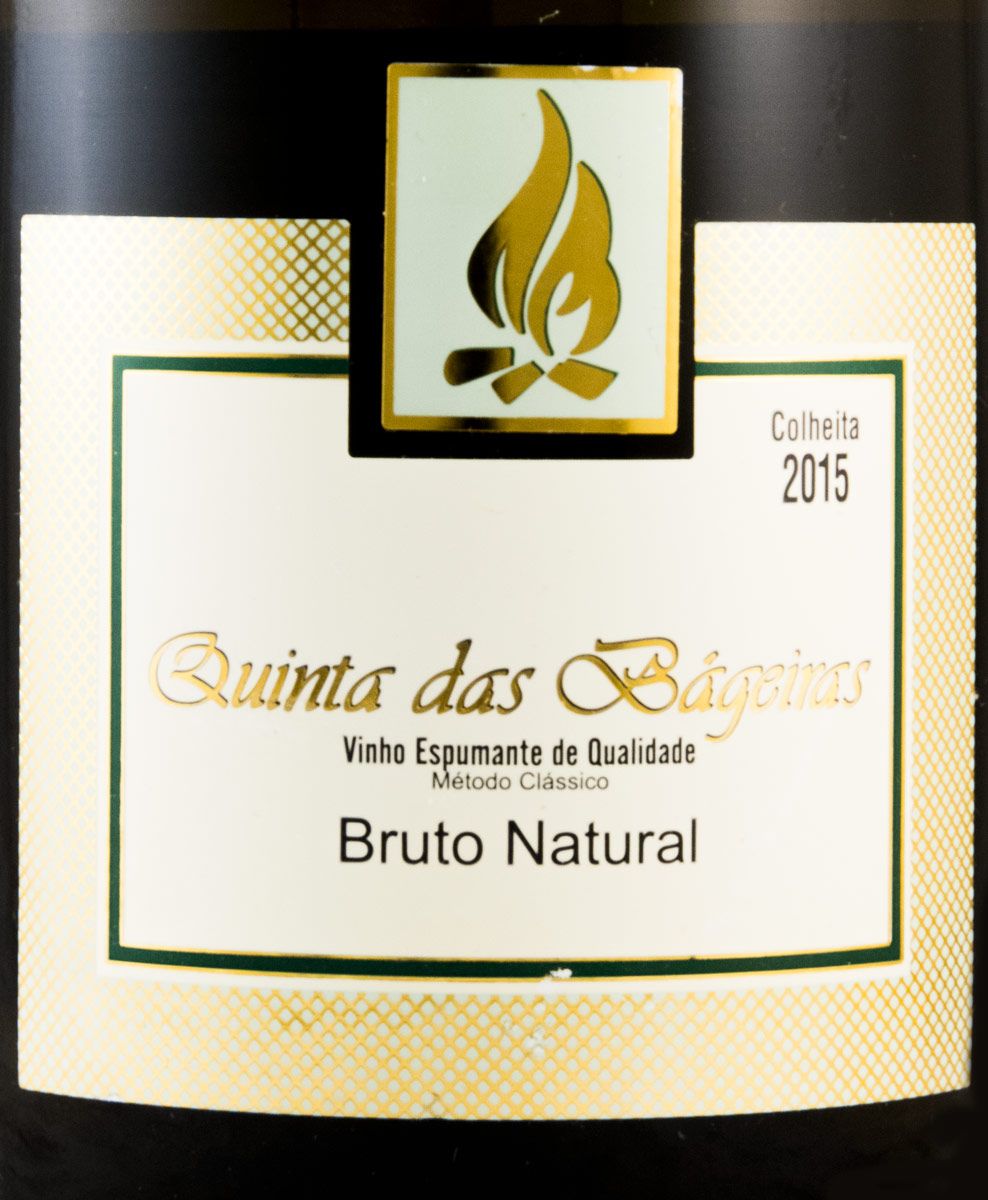 2015 Sparkling Wine Quinta das Bágeiras Bairrada Reserva Brut Nature