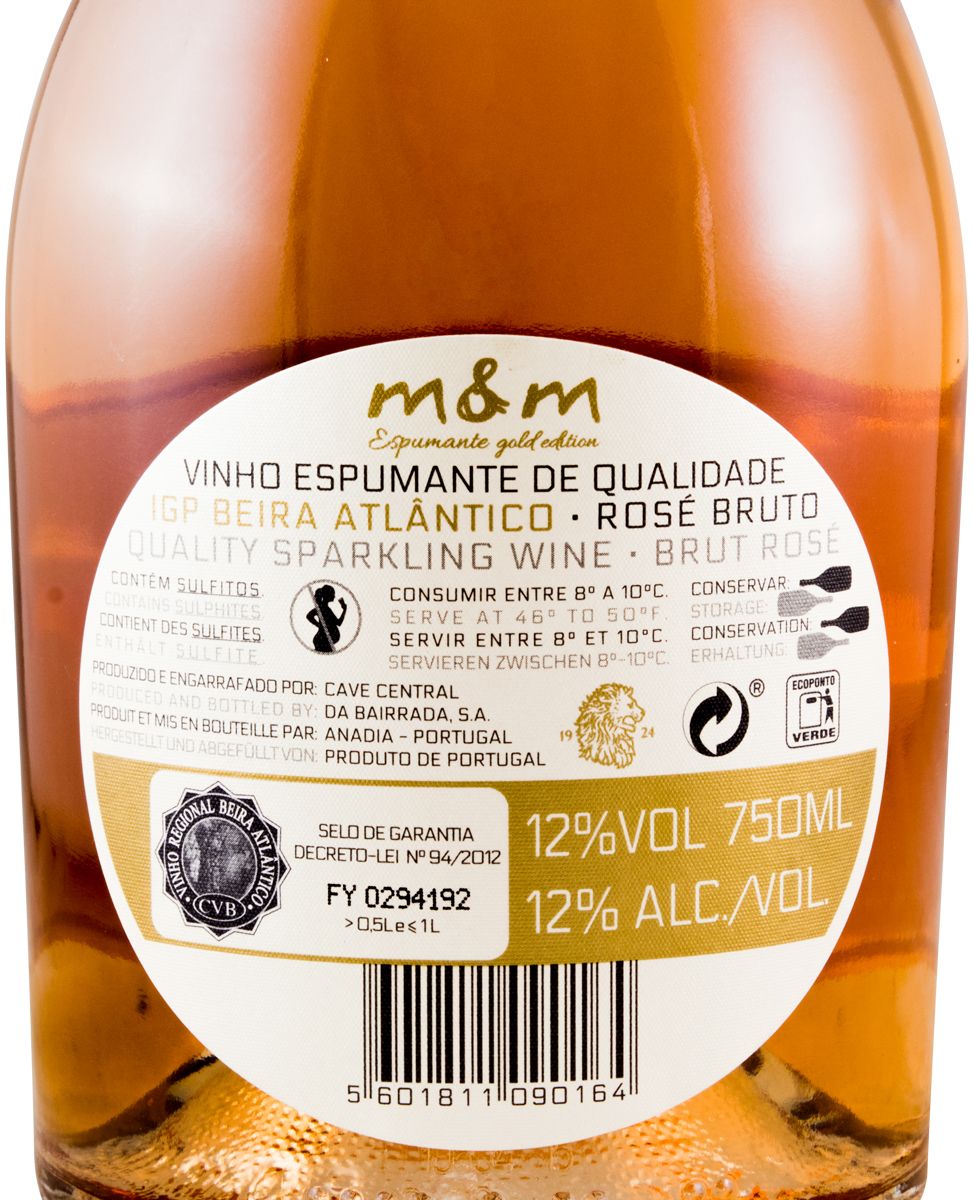 Sparkling Wine M&M Gold Edition Brut rose