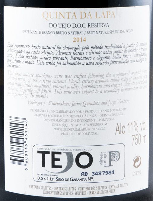 Sparkling Wine Quinta da Lapa Reserva Brut