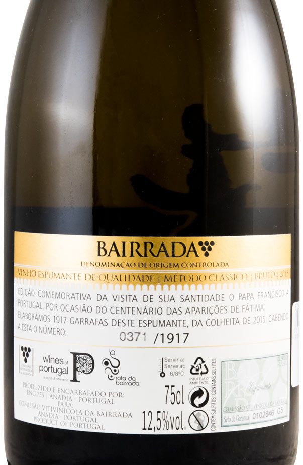 Sparkling Wine Centenário Aparições de Fátima 1917-2017 Brut