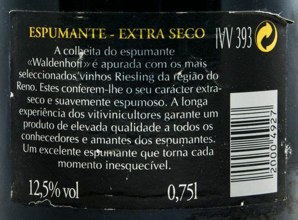 Sparkling Wine Waldenhoff Riesling Extra Dry