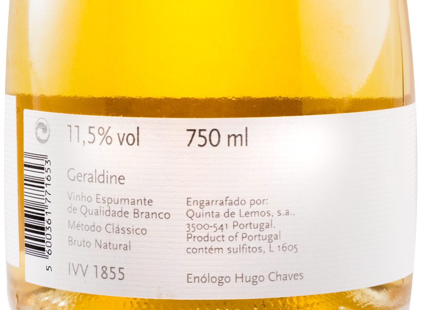Sparkling Wine Quinta de Lemos Geraldine Brut Nature