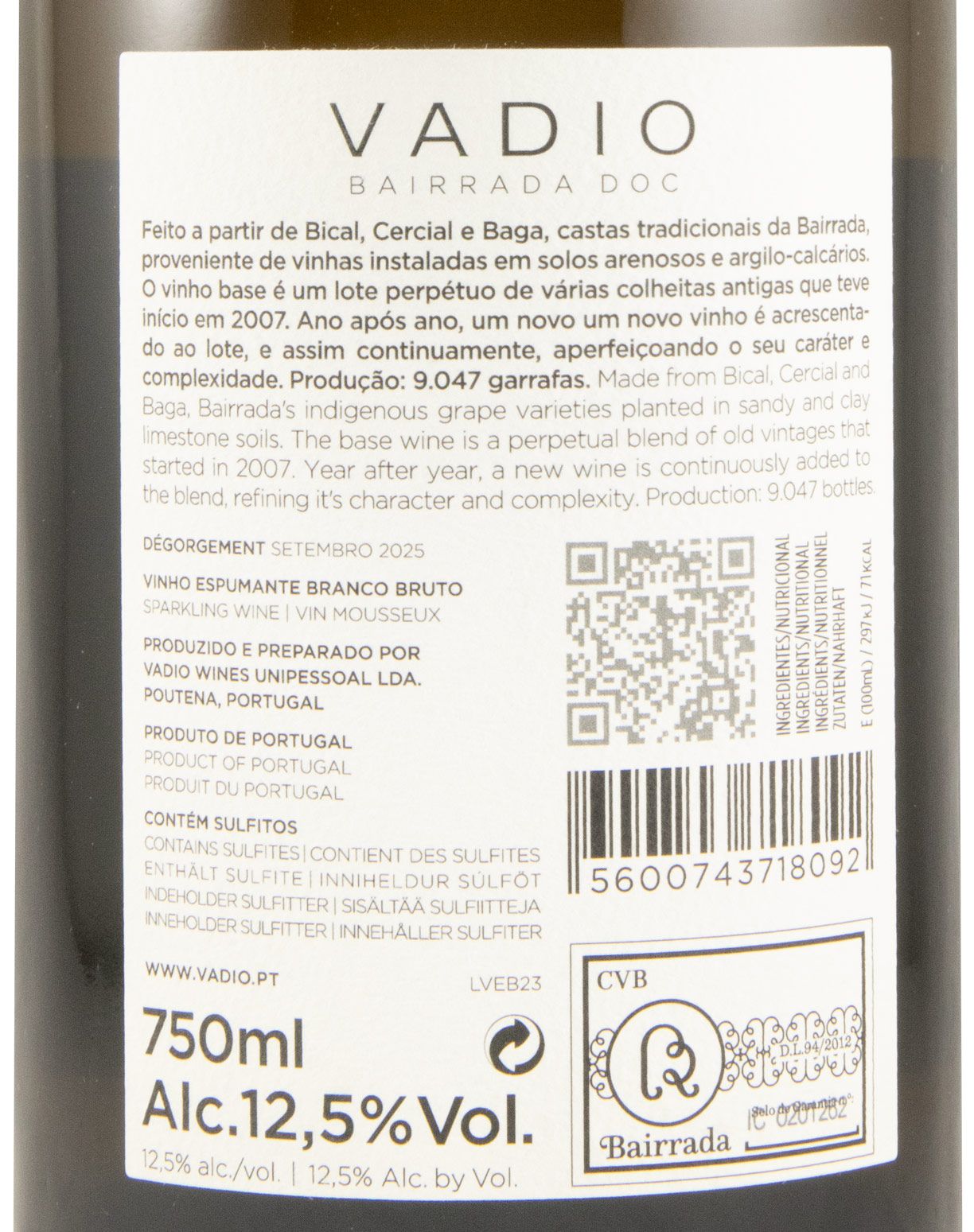 Espumante Vadio Bruto