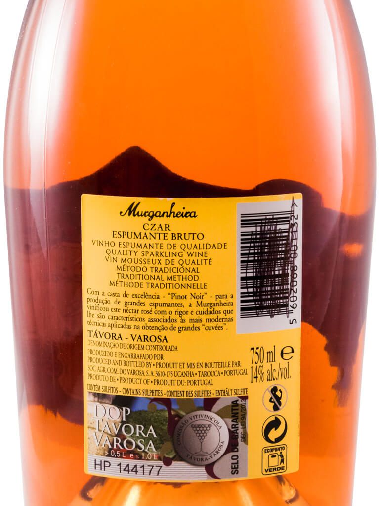 2014 Sparkling Wine Murganheira Czar Cuvée Brut rose