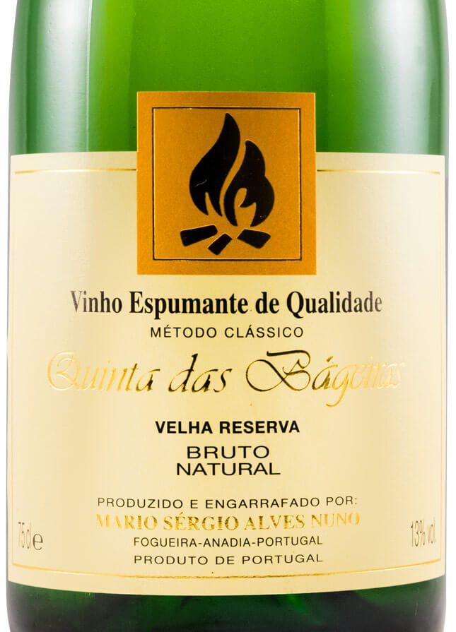 2005 Sparkling Wine Quinta das Bágeiras Velha Reserva Brut Nature