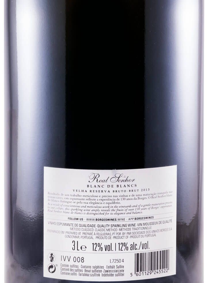 Sparkling Wine Borges Real Senhor Blanc de Blancs Brut 3L