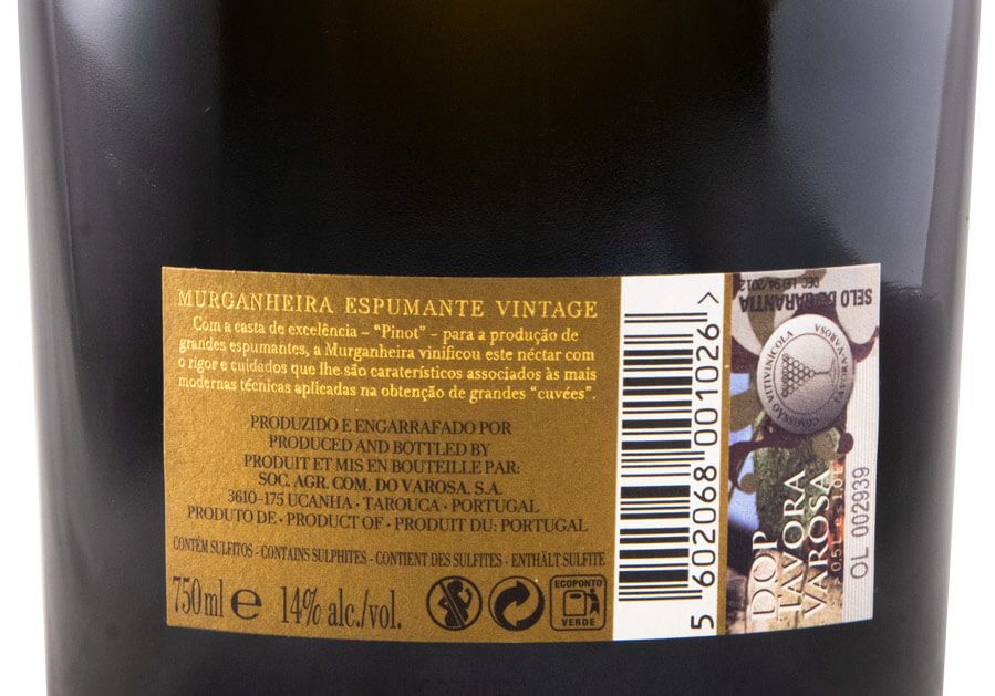 2009 Sparkling Wine Murganheira Vintage Pinot