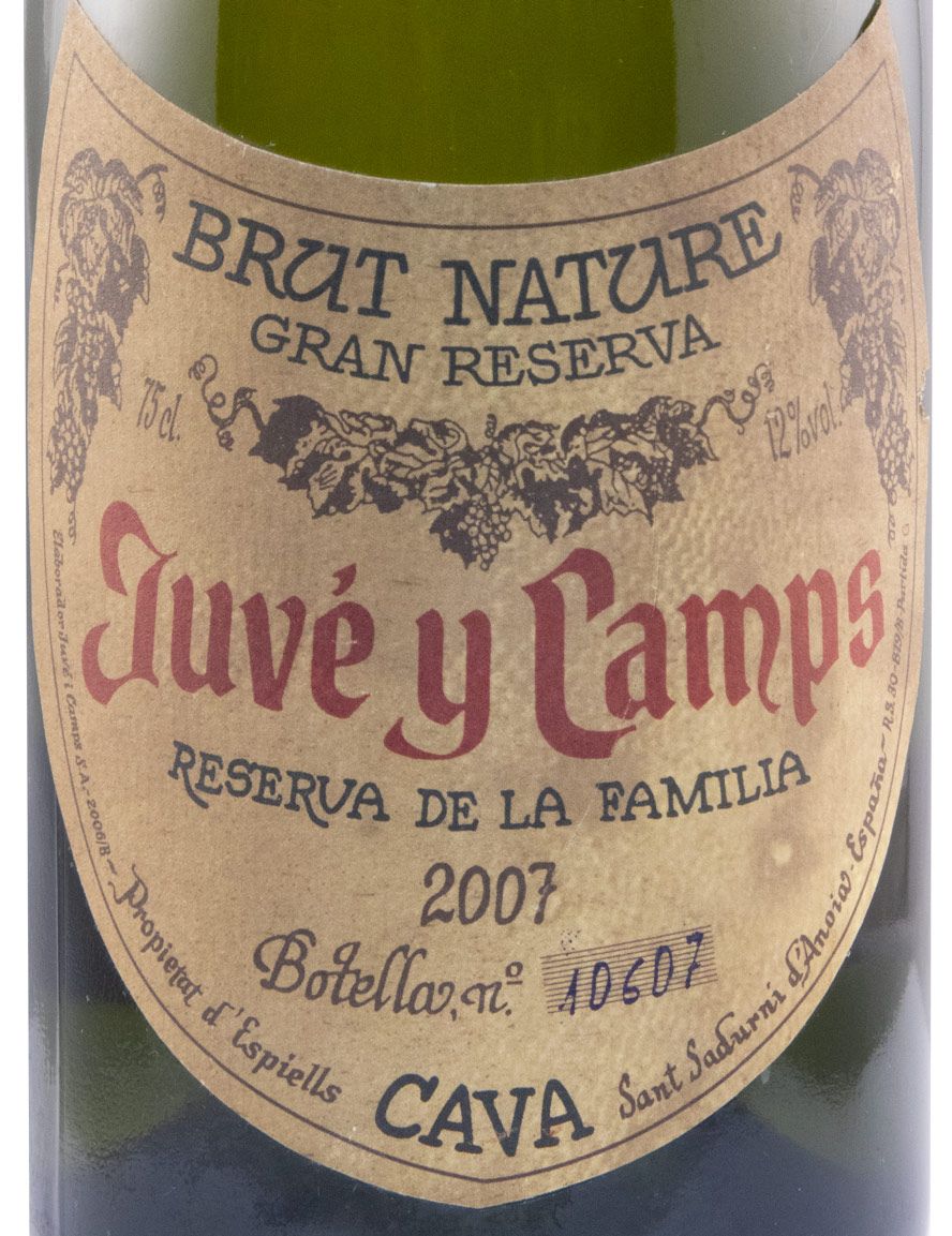 2007 Espumante Cava Juvé & Camps Reserva de la Familia Bruto Natural