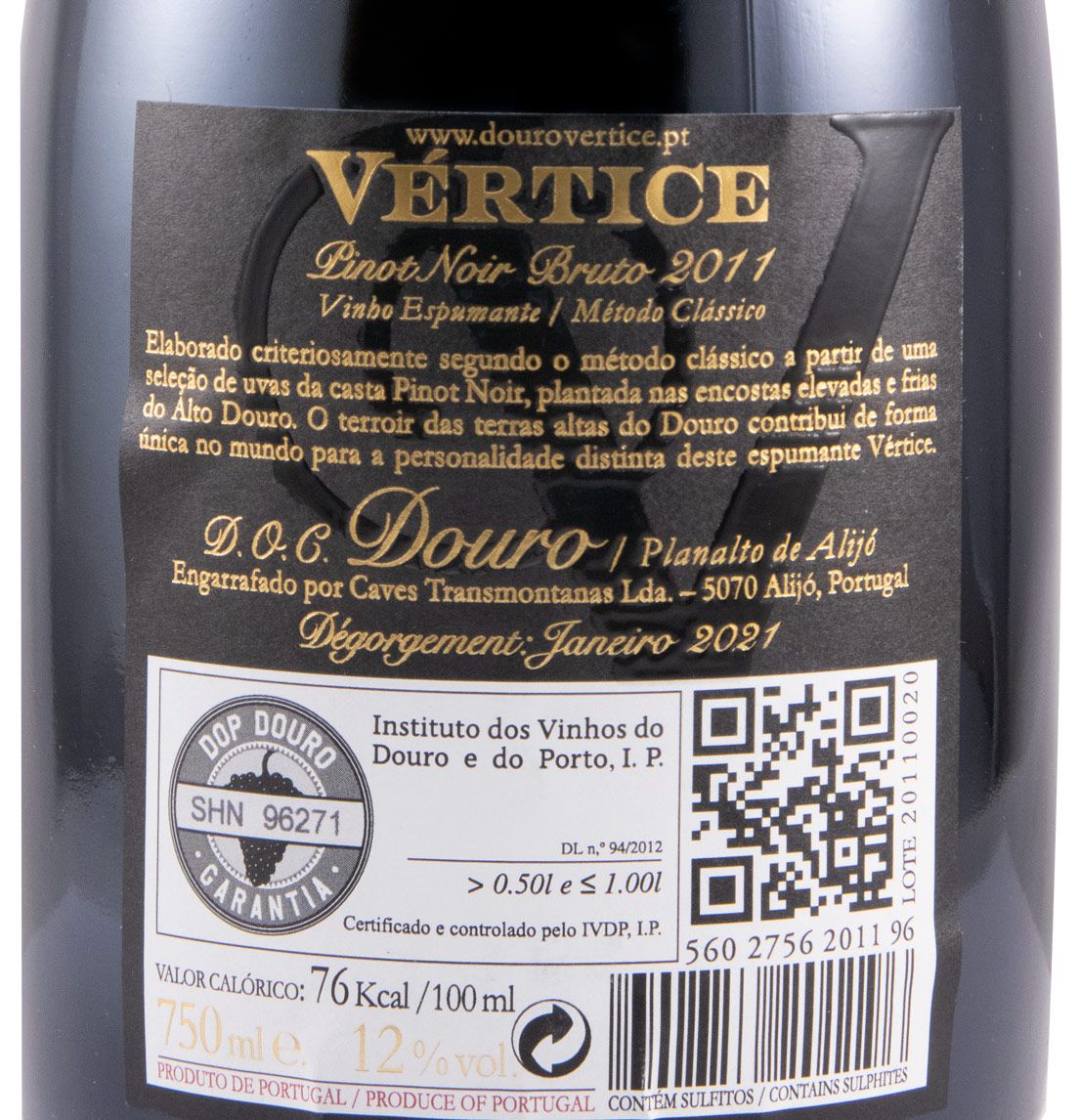 2011 Espumante Vértice Pinot Noir Bruto