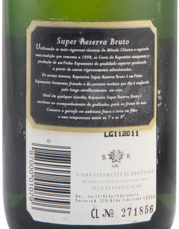 Sparkling Wine Raposeira Brut 37.5cl