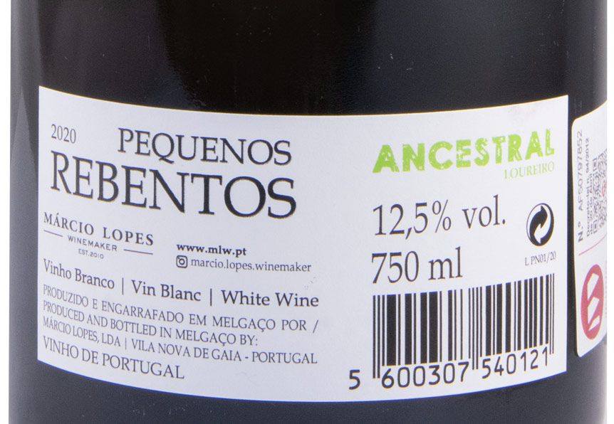 2020 Sparkling Wine Pequenos Rebentos Ancestral Pét Nat