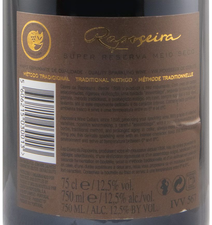 2016 Espumante Raposeira Super Reserva Meio Seco