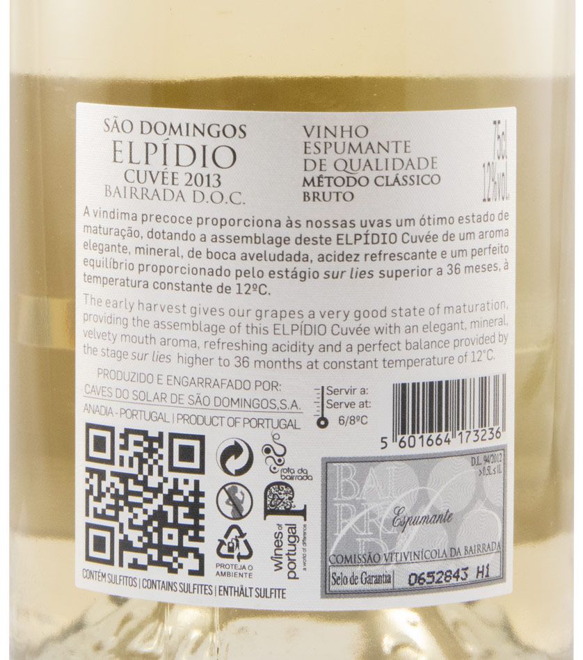 Sparkling Wines Caves São Domingos Elpídio Cuvée Brut