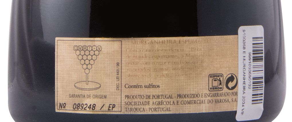 2004 Espumante Murganheira Vintage Pinot Noir