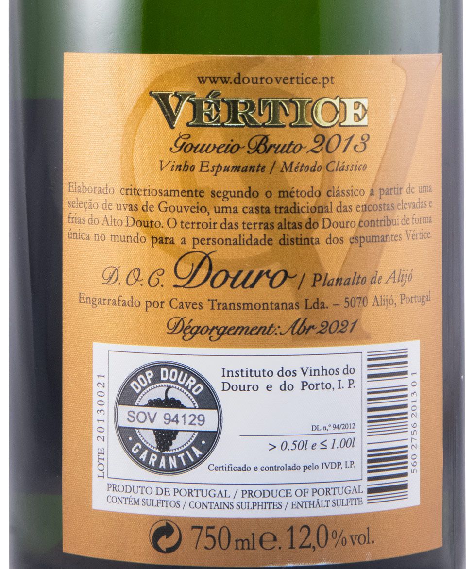2013 Espumante Vértice Gouveio Bruto