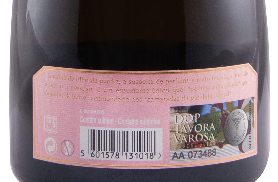 2019 Espumante Terras do Demo Bruto rosé
