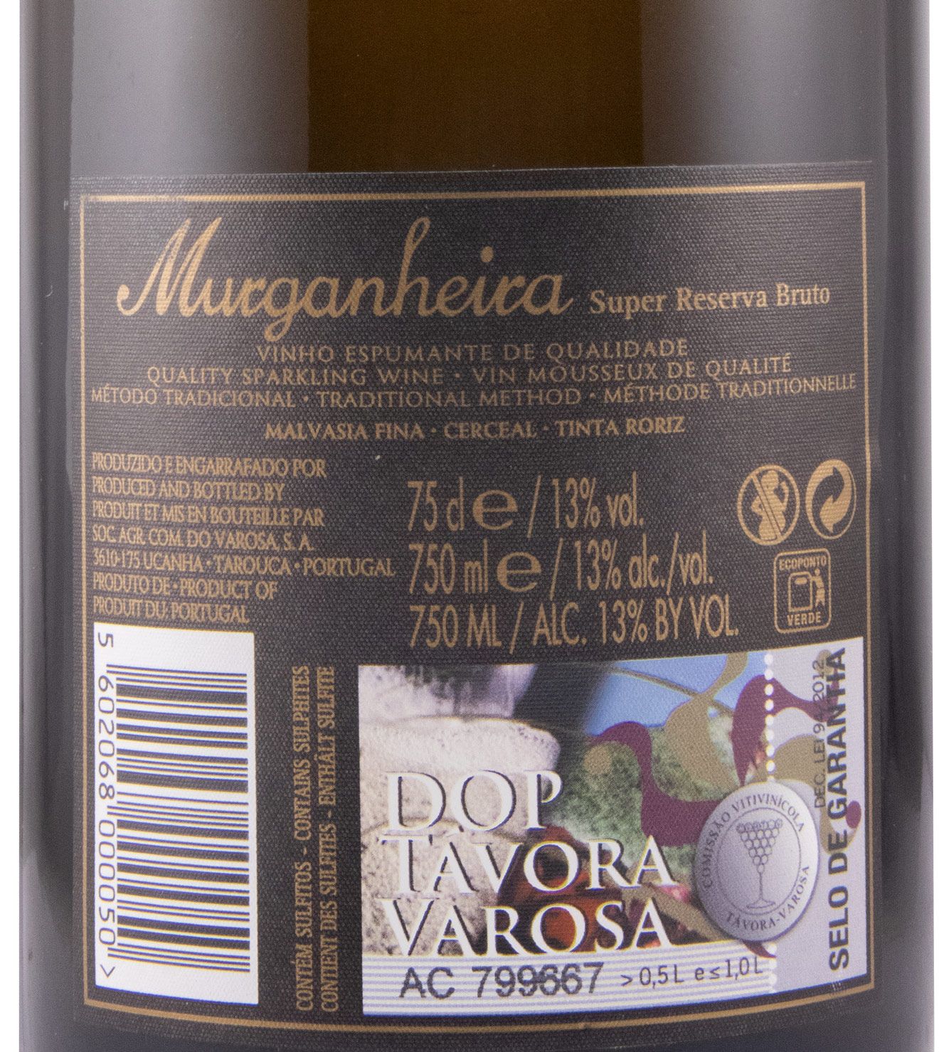 2017 Espumante Murganheira Super Reserva Bruto