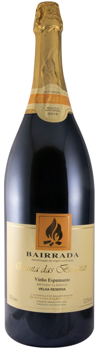 2015 Espumante Quinta das Bágeiras Velha Reserva Bruto Natural 3L