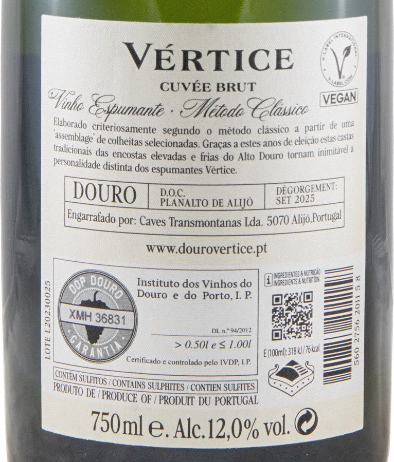 Espumante Vértice Cuvée Bruto