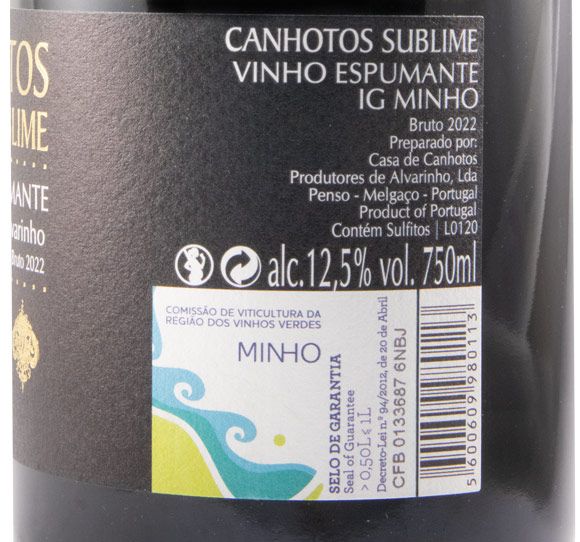 2022 Sparkling Wine Canhotos Sublime Brut