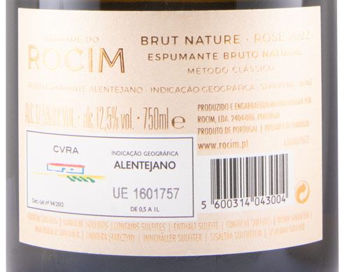 2022 Espumante Herdade do Rocim Bruto Natural rosé