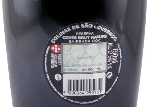 Sparkling Wine Colinas Reserva Cuvée Brut Nature