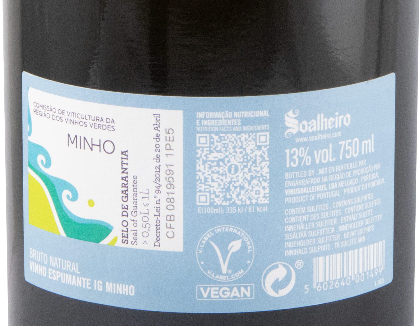 2023 Sparkling Wine Soalheiro Alvarinho Pet Nat