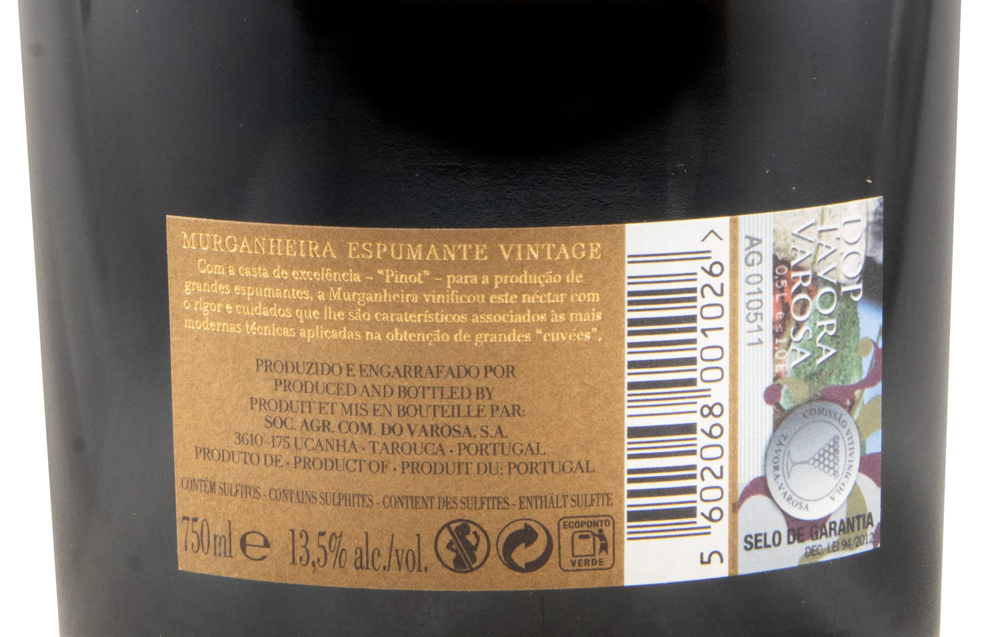 2014 Espumante Murganheira Vintage Pinot Noir Bruto