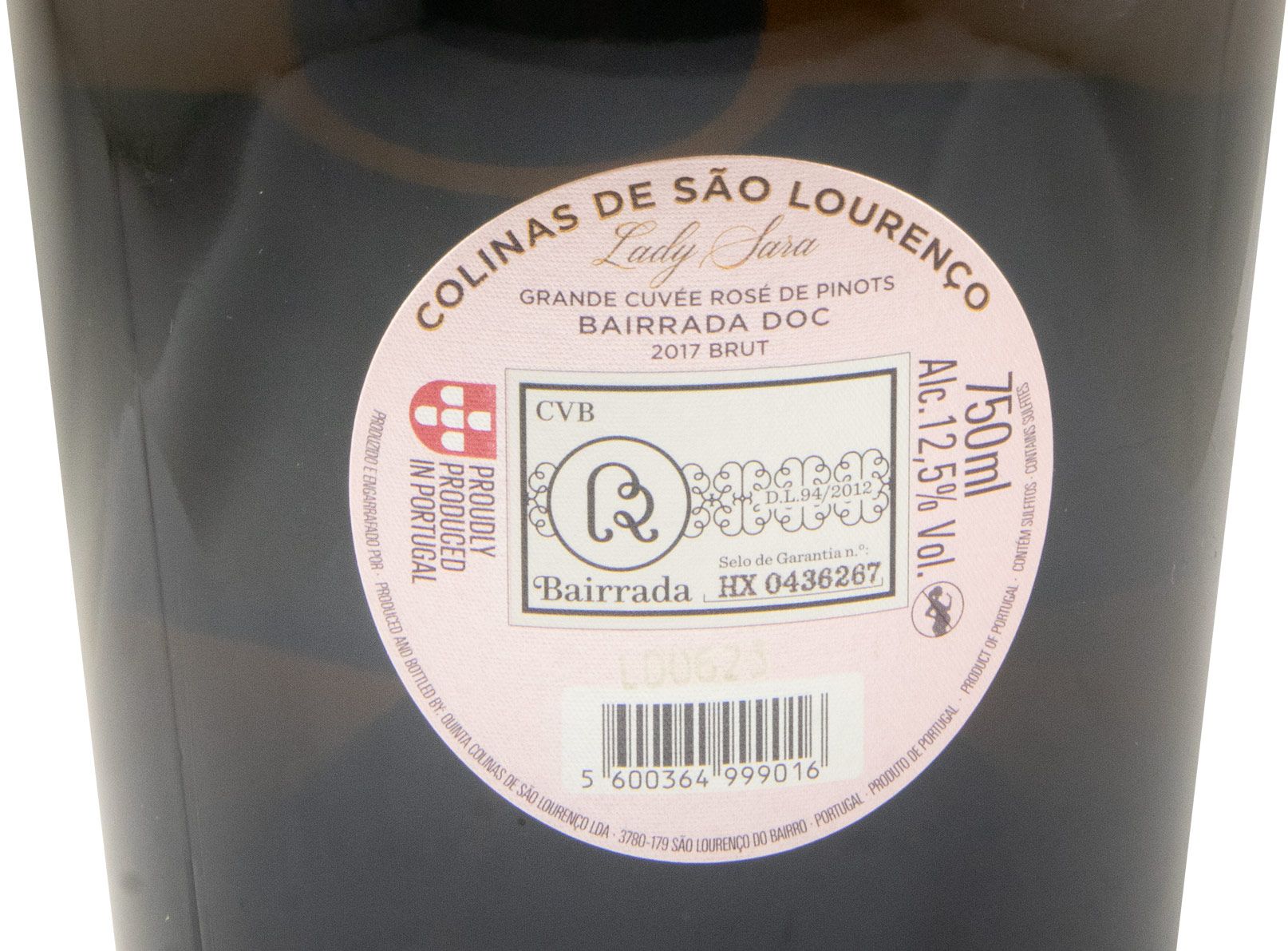 2017 Espumante Colinas Lady Sara Grande Cuvée Rosé de Pinots Bruto rosé