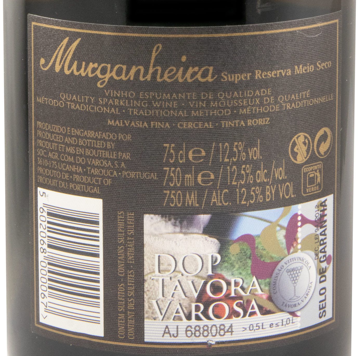 2019 Espumante Murganheira Super Reserva Meio Seco