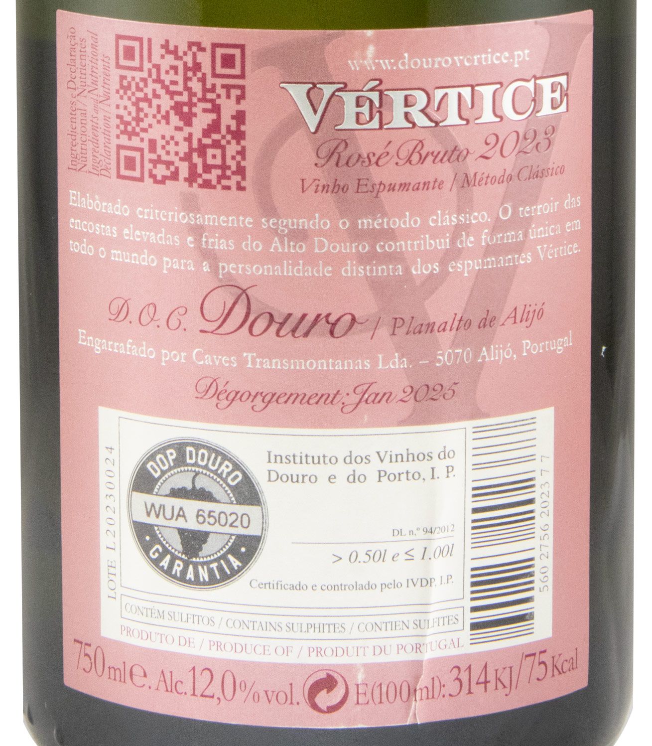 2023 Sparkling Wine Vértice Brut rosé