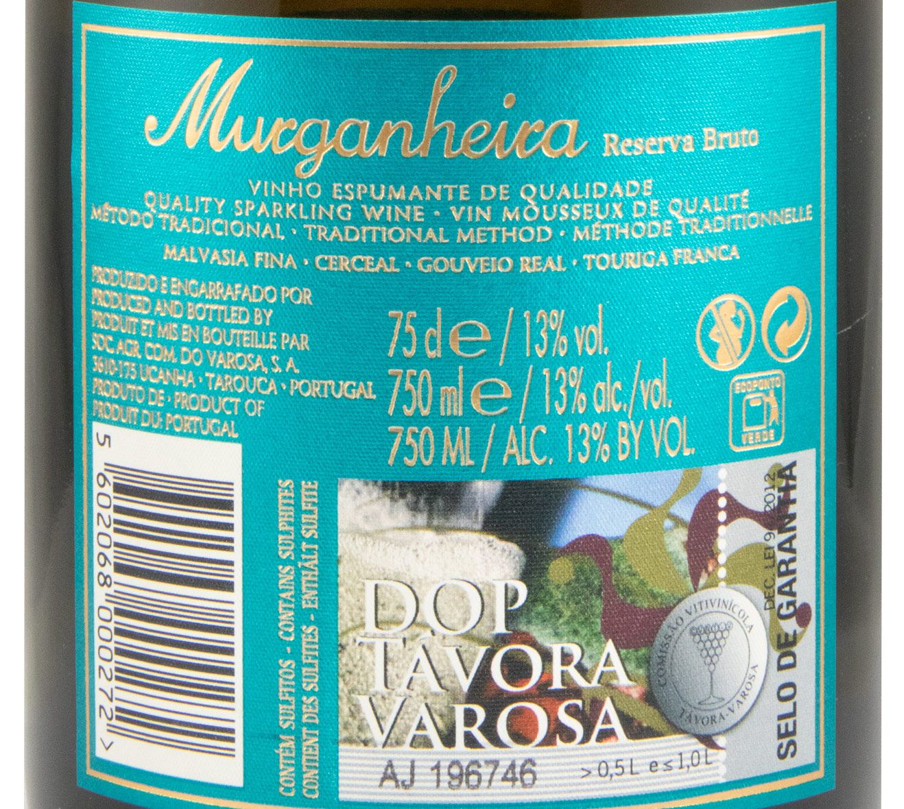 2022 Espumante Murganheira Reserva Bruto