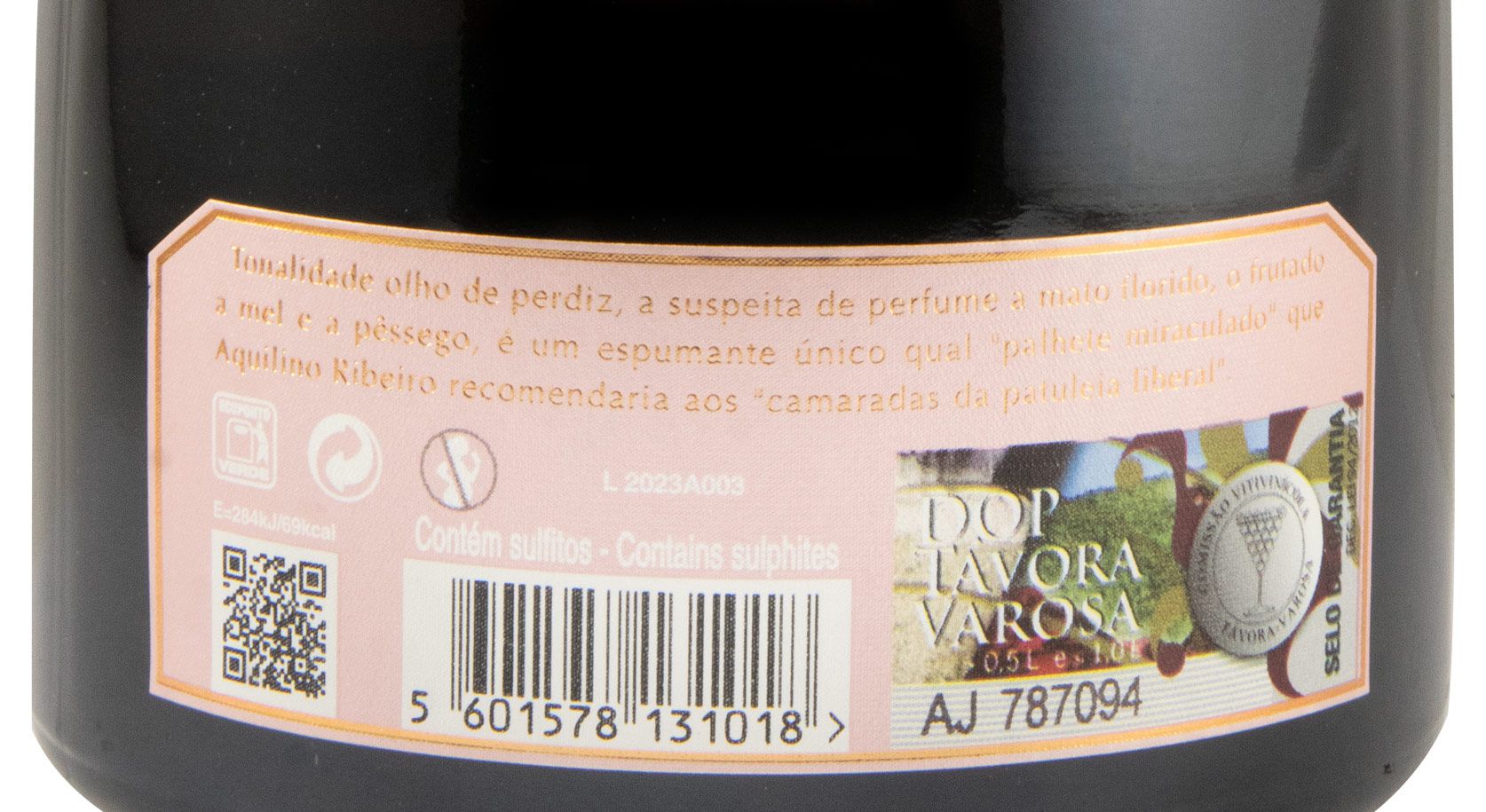 2023 Espumante Terras do Demo Bruto rosé