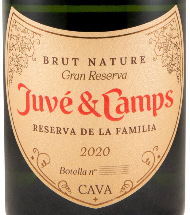 2020 Espumante Cava Juvé & Camps Reserva de la Familia Bruto Natural biológico