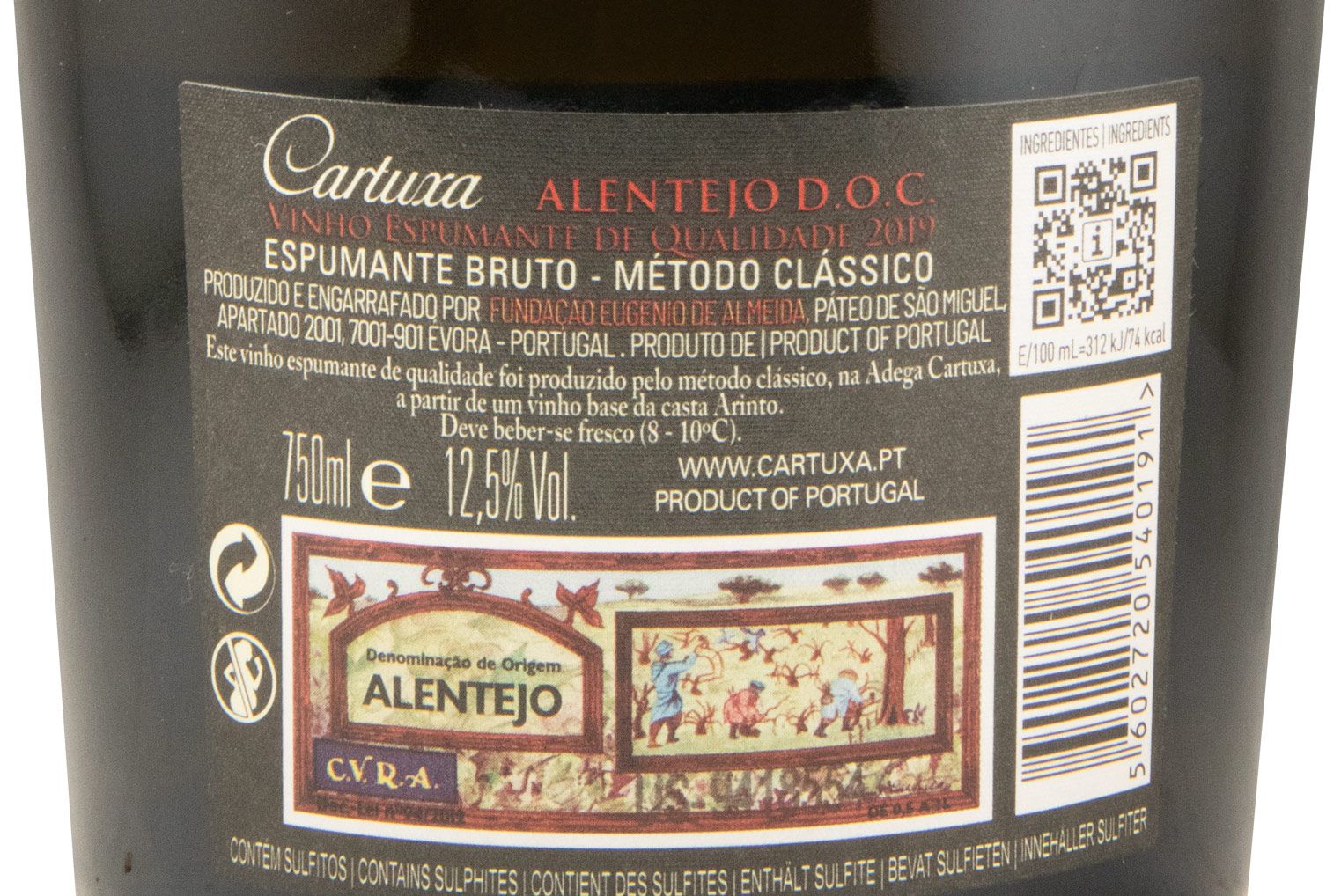 2019 Sparkling Wine Cartuxa Brut
