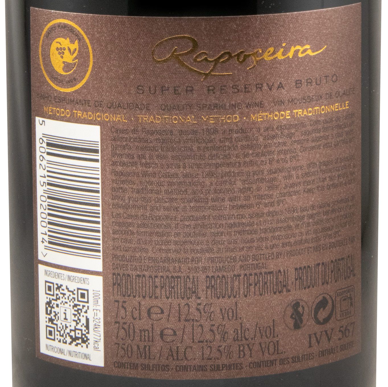 2019 Espumante Raposeira Super Reserva Bruto