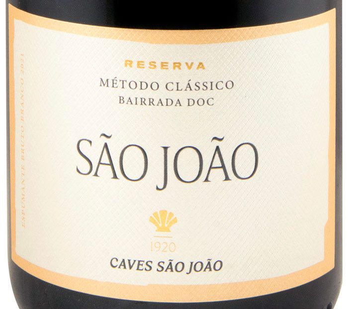2021 Espumante Caves São João Reserva Bruto