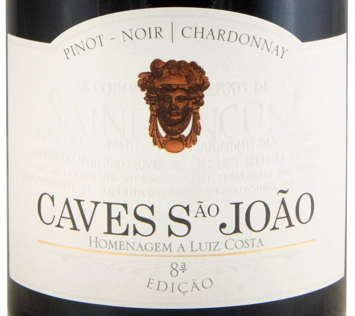 2019 Sparkling Wine Caves São João Homenagem a Luiz Costa Pinot Noir & Chardonnay Brut Nature