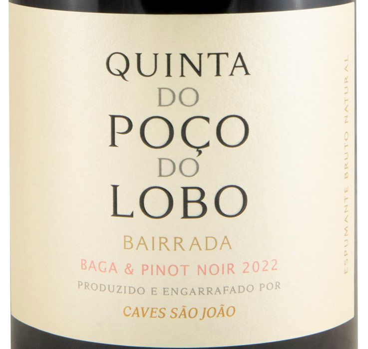 2022 Espumante Quinta do Poço do Lobo Bruto Natural rosé