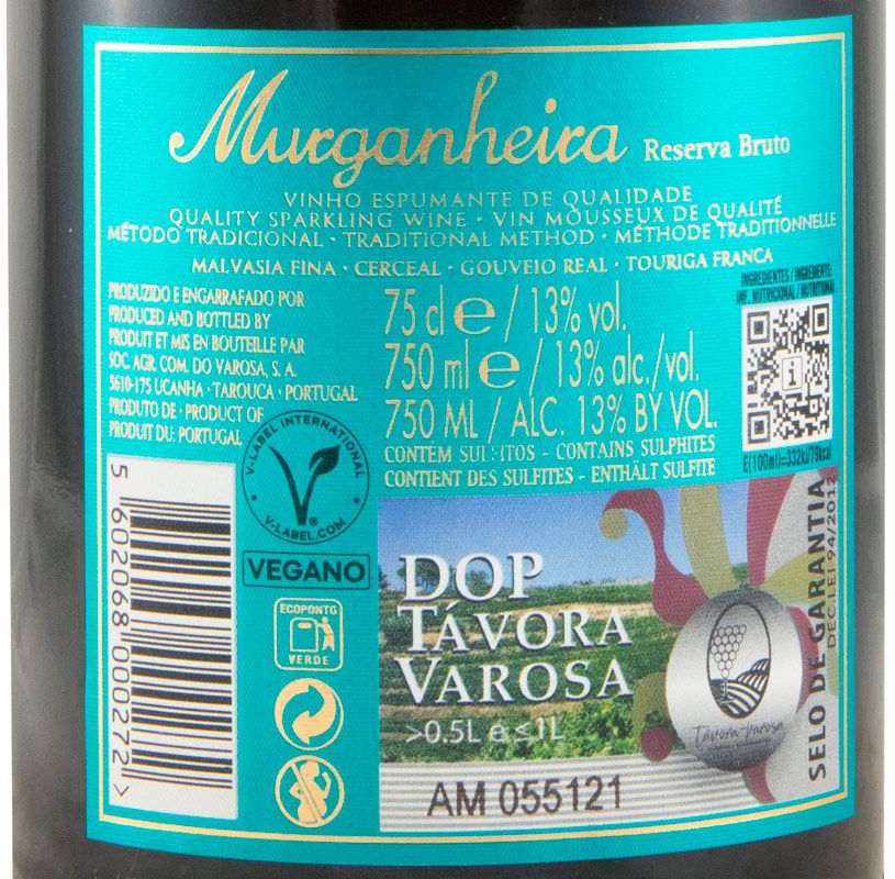 2023 Espumante Murganheira Reserva Bruto