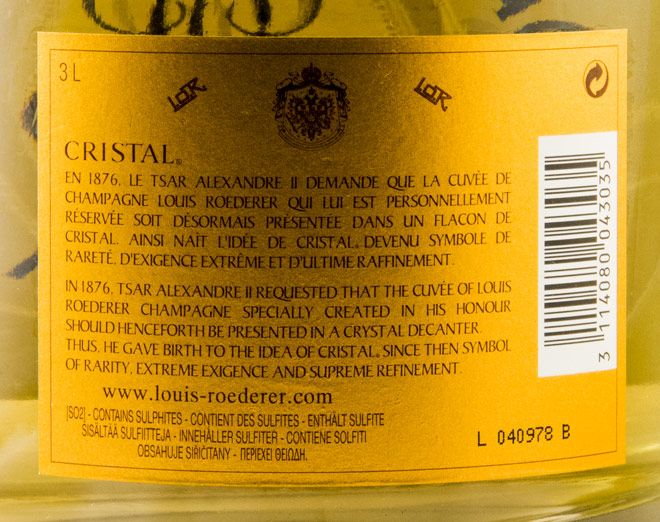 2006 Champagne Louis Roederer Cristal Bruto