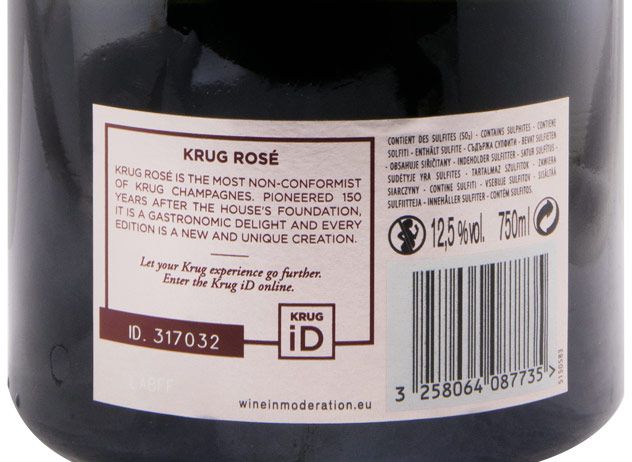 Champagne Krug 21ème Édition Brut rose