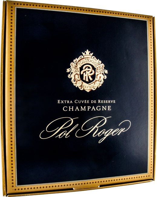 Champagne Pol Roger Bruto c/2 Flutes