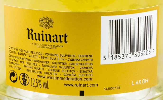 Champagne Ruinart Blanc de Blancs Bruto