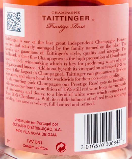 Champagne Taittinger Prestige Bruto rosé