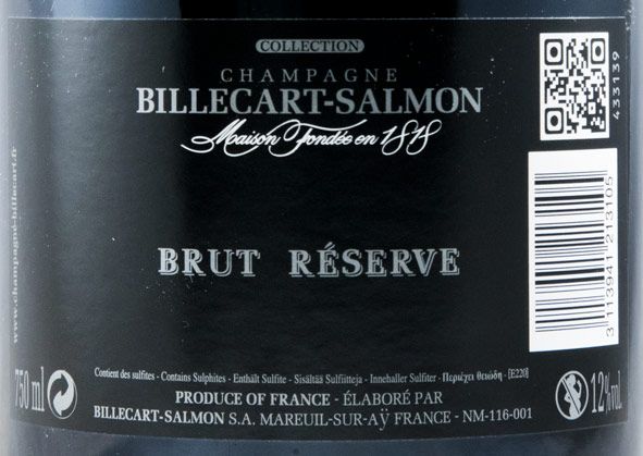 Champagne Billecart-Salmon Reserva Bruto