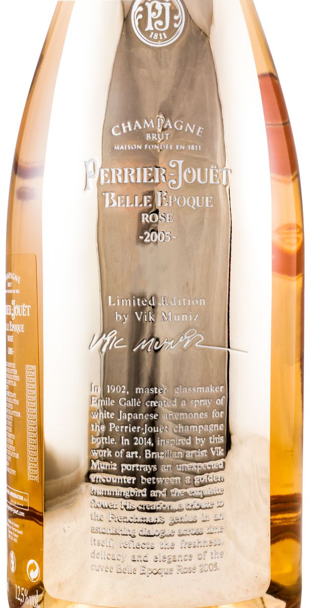 2005 Champagne Perrier-Jouët Belle Epoque by Vik Muniz Brut rose